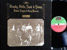 CROSBY, STILLS, NASH & YOUNG - DEJA VU Very rare Aussie textured Cover LP  EX