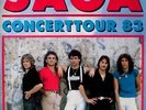 SAGA - 1983 - Konzertplakat - Chris Rea - Heads or Tales - Tourposter - Düsseldo