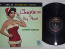 CONNIE FRANCIS CHRISTMAS IN MY HEART MGM YS 5025 Japan Xmas Vinyl LP