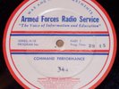AFRS Command Performance 344 Radio Transcription-Meredith Willson,Josef Marais