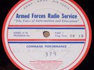 AFRS Command Performance 379 Radio Transcription-Margaret Whiting,Steve Allen