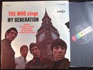 THE WHO Sings MY GENERATION LP 1968 DECCA Rainbow Label  ROCK