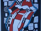 Rolling Stones poster lithograph vienna austria live 14  FireTour hunderwasser