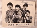 BEATLES PROMO CARD AUTOGRAPHS SIGNED BY MANAGER NEIL ASPINALL