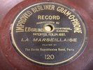 E. BERLINER'S GRAMOPHONE garde republicaine band paris LA MARSEILLAISE #120