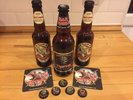 Iron Maiden: Trooper Beer Bottles. Book of Souls, Red 'N' Black, Tops & Mats