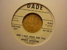 northern soul benny latimore girl i got news dade wdj florida soul