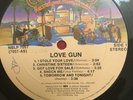 Kiss Love Gun Lp Misprint Label No Band On Side 1 But Is On Side 2 With Inserts