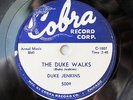 DUKE JENKINS-THE DUKE WALKS /SOMETHING ELSE ON COBRA R&B BLUES 78RPM-EX
