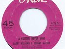 NORTHERN SOUL 45 - LARRY WILLIAMS & JOHNNY WATSON 