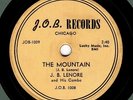78 rpm Blues – J.B. Lenore – The Mountain – J.O.B. Records 1008