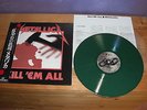 Metallica - Kill 'Em All - Japan + OBI & Insert - Nexus K25P 438 - GREEN VINYL