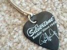 Kiss Paul Stanley rare silvertone promo guitar pick key chain
