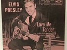 Elvis Presley Love Me Tender 45 RPM Vintage Pink Picture Sleeve RCA 47-6643