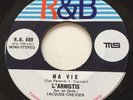 GARAGE PSYCH L'Armistis MA VIE R&B 45 very rare Quebec Canadian killer