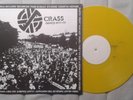 Crass Demos 1977 - 1979 LP White label test Pressing Yellow Vinyl Rare Anarcho