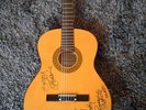 Ozzy Osbourne & Zakk Wylde BLS signed autographed acoustic guitar Black Sabbath