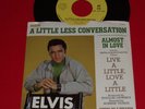 45 ELVIS PRESLEY A LITTLE LESS CONVERSATION RCA 47-9610 picture sleeve PROMO NM