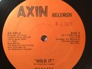 PAZAZZZ Hold It AXIN electro rap old school