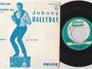 RARE ET SUPERBE SP JUKE BOX 1962 JOHNNY HALLYDAY avec ENCART D'ORIGINE maybellen