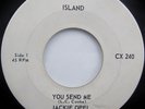 JACKIE OPEL You send me / Fly me to the moon ISLAND Ska RARE 45