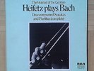B627 HEIFETZ BACH COMPLETE UNACCOMPANIED VIOLIN SONATAS & PARTITAS 3 x LP RCA