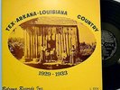 LP - Belzona Records L-1004 - Tex-Arkana- Louisiana Country 1929-1933