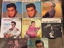 Elvis Presley 11 ORIGINAL RARE SINGLES 45RPM W/PICTURE SLEEVES LOT