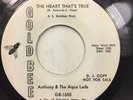 ANTHONY & AQUA LADS Heart That's True   I Remember GOLD BEE Doo Wop Soul 45 NM
