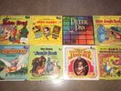 8 WALT DISNEY´S VG/VG+ Records OST Rescuers Jungle Book Peter Pan Robin Hood