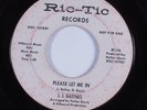 Northern Soul 45 J.J. BARNES Please Let Me In RIC-TIC HEAR wlp