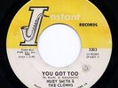 HUEY SMITH & THE CLOWNS 'You Got Too' US Instant Nola Funk/Soul/Breaks 45 HEAR