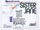 45 RPM SP TAI PHONG SISTER JANE + CATALOGUE WEA WARNER 1975