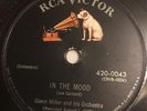 Glenn Miller-In the Mood/String of Pearls RCA Victor 420-0043 78 RPM 10
