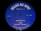 Jimmy Newman - Don Gibson : GRAND OLE OPRY show #48 vinyl LP @ WSM Radio 1964