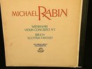 MICHAEL RABIN violin WIENIAWSKI & BRUCH Concertos - ANGEL DOWEL UK LP