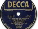 BING CROSBY Christmas 78 RPM Record. I'll Be Home for Christmas