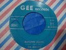 RARE REGENTS 45 AUTUMN LEAVES 1961 GEE LABL DOO WOP EX