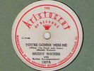 78 rpm Blues Muddy Waters Aristocrat 1307 Mean Red Spider in V+ Hear