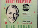 BING CROSBY Merry Christmas BOX OF 4 45's with WHITE CHRISTMAS