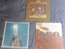 Vinyl record albums 3 R.E.O. Speedwagon REO Ridin' The Storm Out Tune A Piano