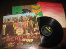 Beatles Record Sgt. Peppers Lonely Hearts UK England w/ Insert Parlophone VG+