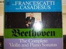 BEETHOVEN Violin & Piano Sonatas 4 LP NM/VG+ Stereo 2 Eye FRANCESCATTI CASADESUS