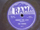 The Wrens/Beggin' for Love-Come Back My Love/RARE 78 RPM/Rama RR-65/V & V-/*