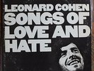 Leonard Cohen Songs of Love and Hate on Columbia Records NM C 30103
