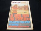 Go-Set Magazine Jan 2 1971 Led Zeppelin Robert Plant Kinks Poster - Rare