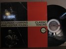 Coleman Hawkins Lester Young Classic Tenors EX CONTACT MONO