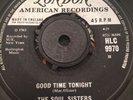 THE SOUL SISTERS 'GOOD TIME TONIGHT' TWISTED WHEEL MINT- V.RARE NORTHERN SOUL