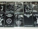 10x Metal Demo Tape MC, Vlad Tepes, Samael/Beherit, Nargaroth, Black Angel, usw.
