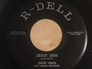 Rockabilly 45 - Gene Lewis On R-Dell 103 - Crazy Legs VG